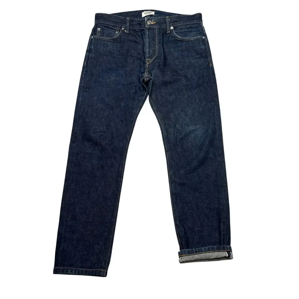 Buck Mason Slim Fit Selvedge 13oz Denim Jeans Men's 32x27.5 Made in USA